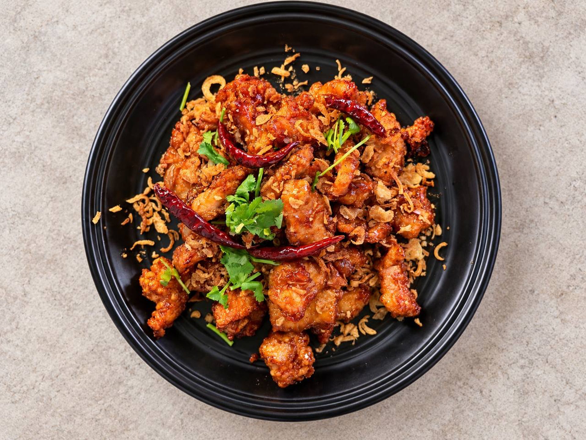 Tamarind glazed chicken